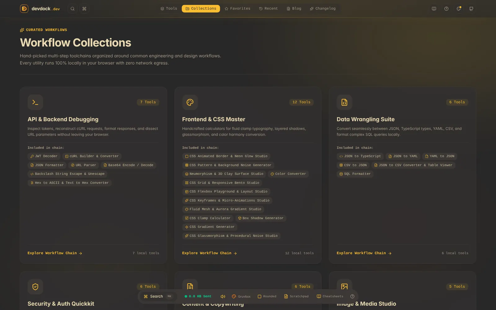 devdock.dev — Workflow collections