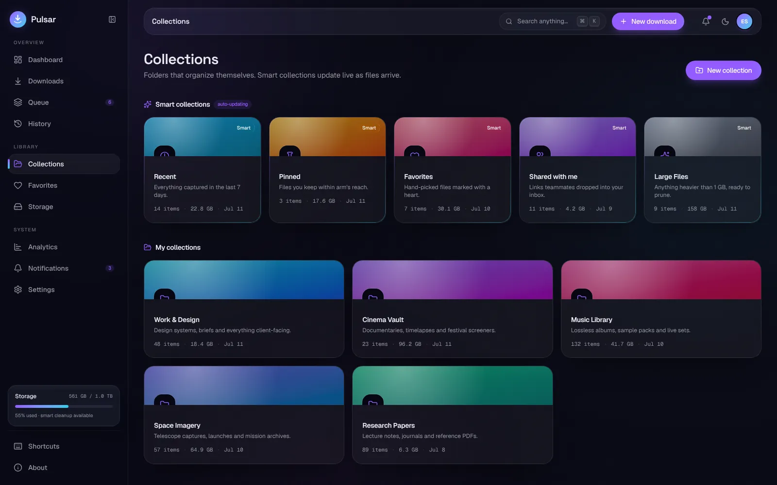 Pulsar — Collections